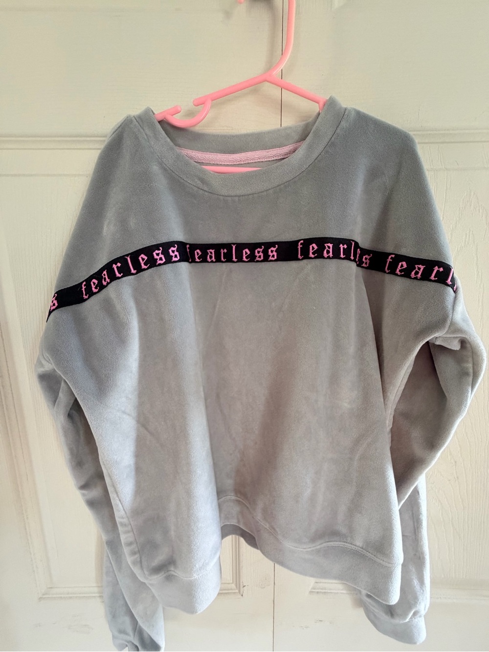 Ideology Girls Fearless Velour Sweatshirt XL 16